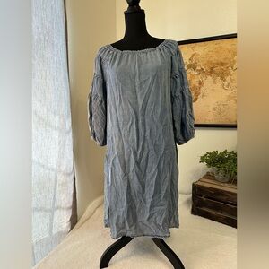 Before you puff sleeve dress